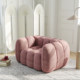 Pumpkin French retro style single casual sofa