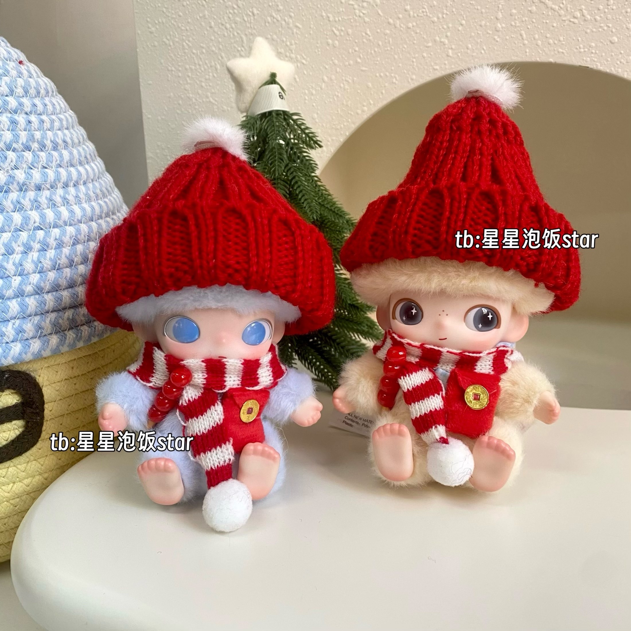 新生日记糖葫芦新年娃衣套装10cm帽子红包拍摄道具氛围感配饰饰品,淘宝优惠券,粉丝福利购,淘宝优惠卷