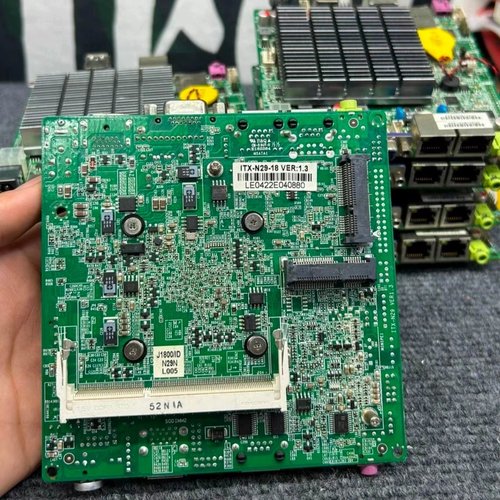 N29迷你主板J1900双网口J1800 微型工控一体机组装电脑Nano NUC - 图2