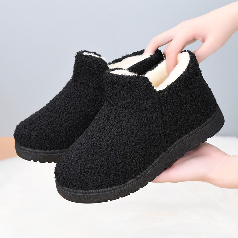 老北京棉鞋女加绒保暖妈妈棉鞋防滑一脚蹬中老年棉靴女软底雪地靴,淘宝优惠券,粉丝福利购,淘宝优惠卷