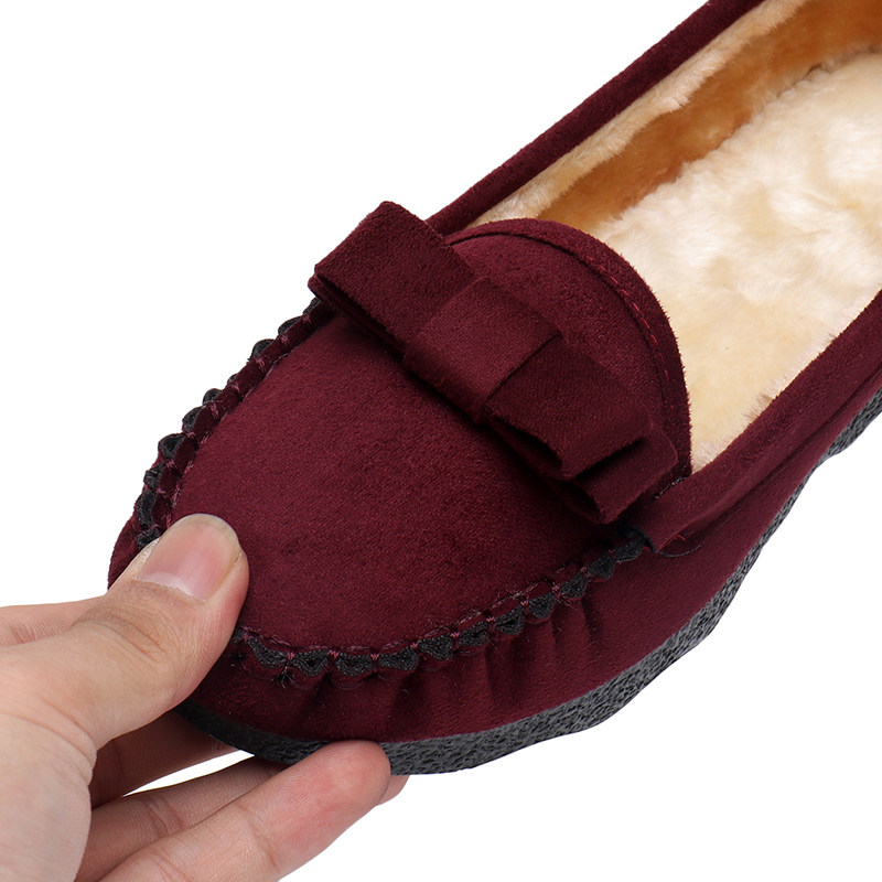 秋冬季新款老北京布鞋女鞋棉鞋加绒保暖豆豆鞋女士平底黑色工作,淘宝优惠券,粉丝福利购,淘宝优惠卷