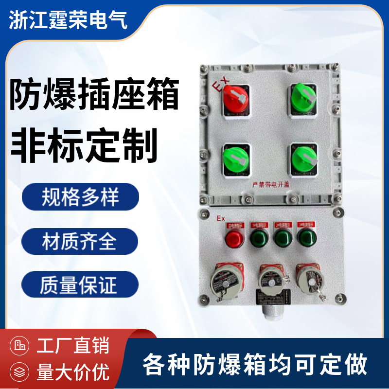 防爆配电箱控制接线箱防爆检修电源插座箱防爆照明动力配电箱-图1