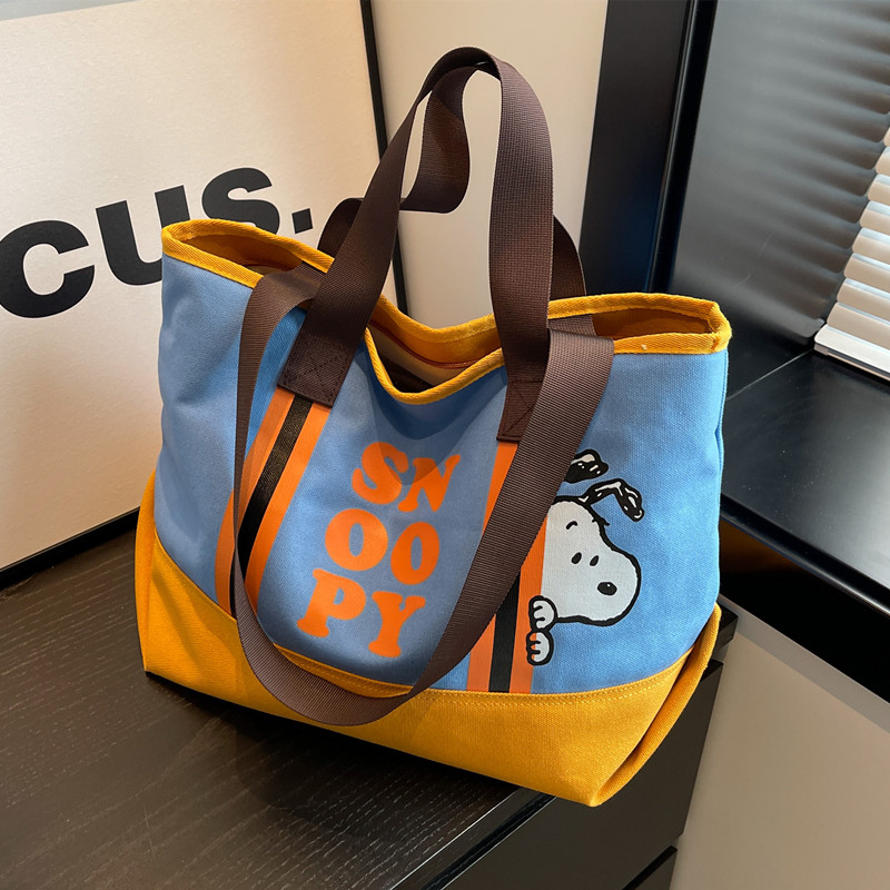 日系大容量帆布包包女2025新款学生上课手提袋百搭通勤单肩托特包,淘宝优惠券,粉丝福利购,淘宝优惠卷