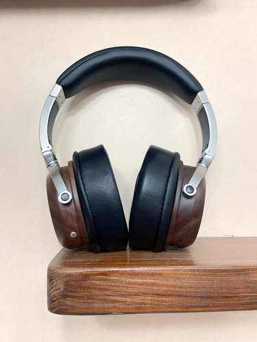 便携蓝牙5.0发烧耳机 APTX HD胡桃木折叠原木人声低音头戴式实木 - 图1
