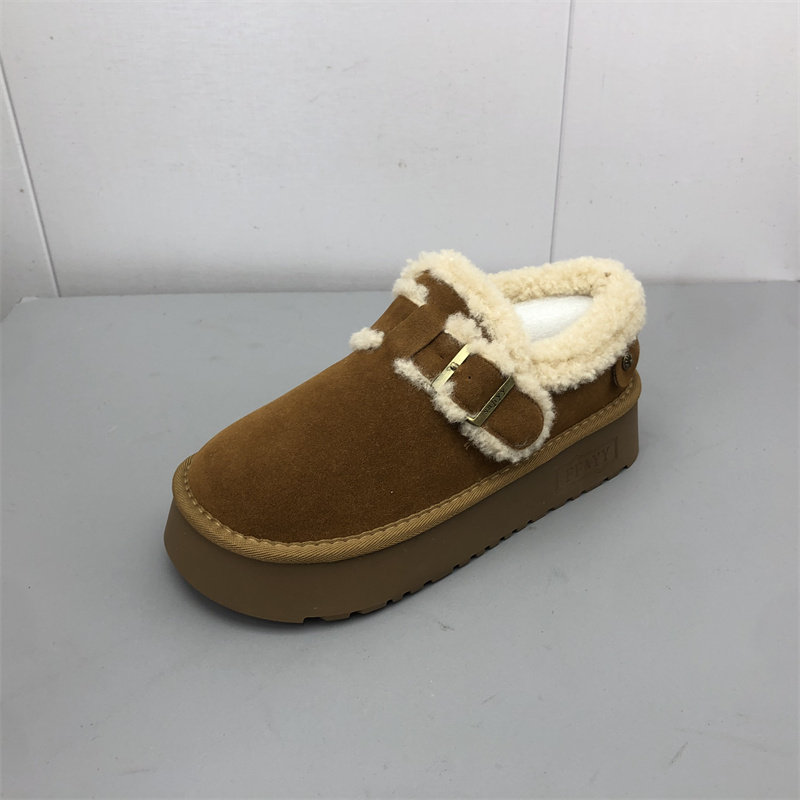 品牌撤柜2025圆头加绒勃肯鞋女冬季保暖毛毛外穿厚底休闲棉鞋女鞋,淘宝优惠券,粉丝福利购,淘宝优惠卷