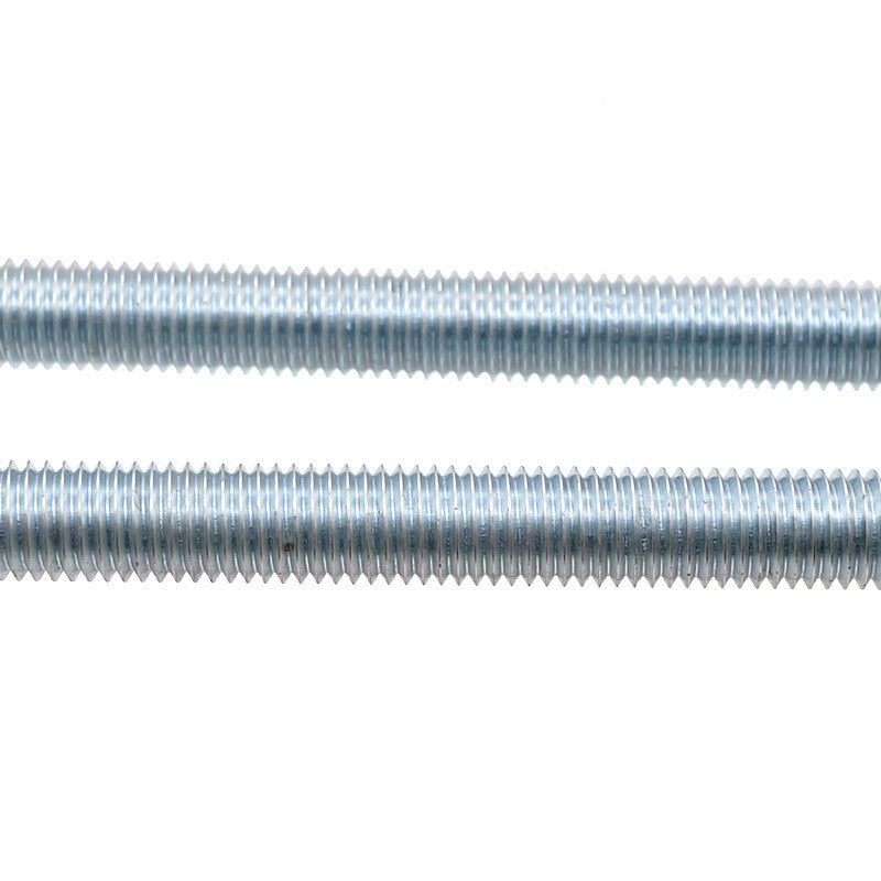 4.8级镀锌3米丝杆牙条螺杆全牙螺纹杆通丝吊顶螺丝M6M8M10M12-M16