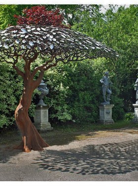 金属抽象园林户外雕塑