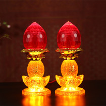 Electric candle lamp led plug-in electric candle holder for the Buddhas home Changming lamp chaetheon lamp Buddha front for the lamp Buddha pair