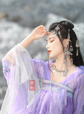 傅小菲发钗发簪藏银苗银古风异域