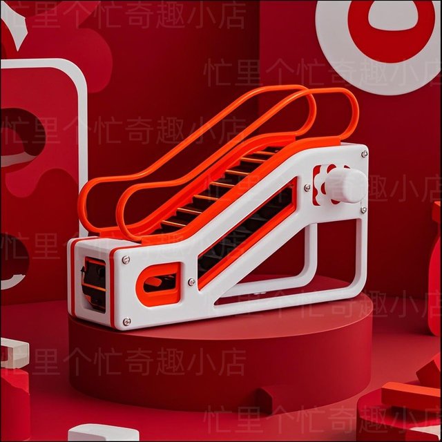 Children's elevator toys 3D printing hand escalator model puzzle teaching science experiment simulation shopping mall elevator