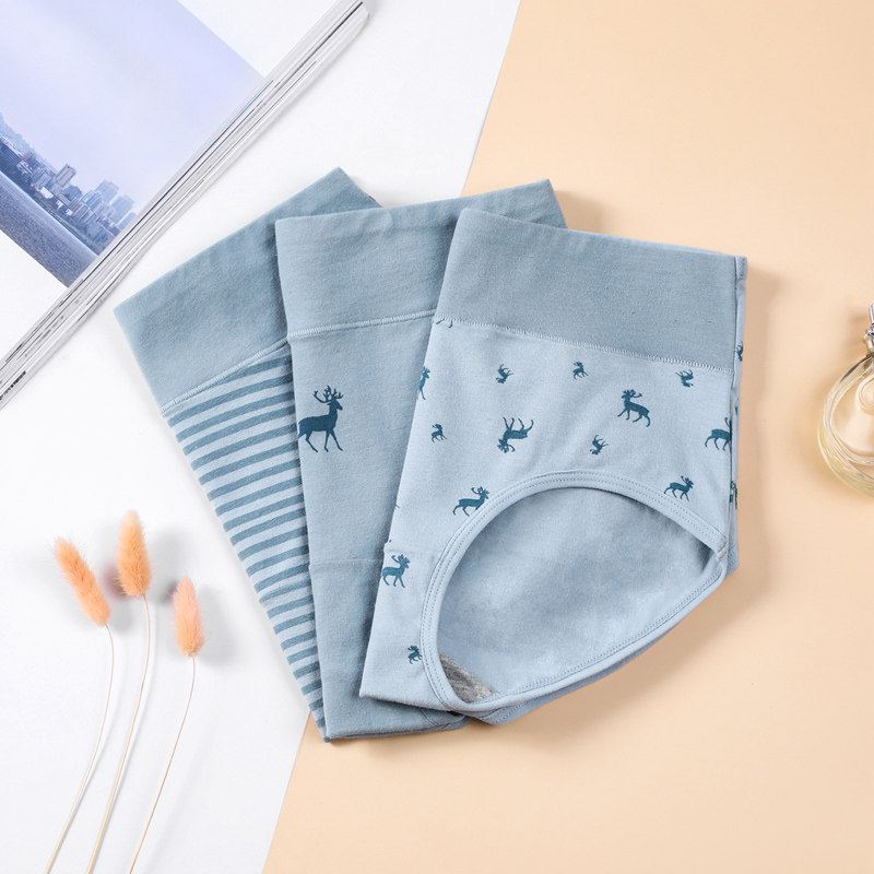 浪莎女士全棉100%纯棉裆胖mm内裤 浪莎启元内裤