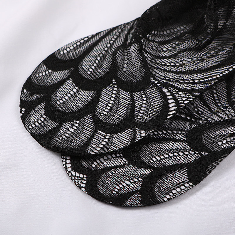 浪莎蕾丝花边子网红女短袜浅口丝袜 浪莎启元短袜