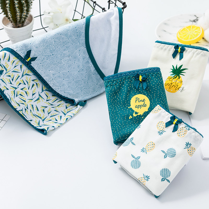 浪莎女士新款爆款女生日系少女内裤 浪莎启元女三角裤