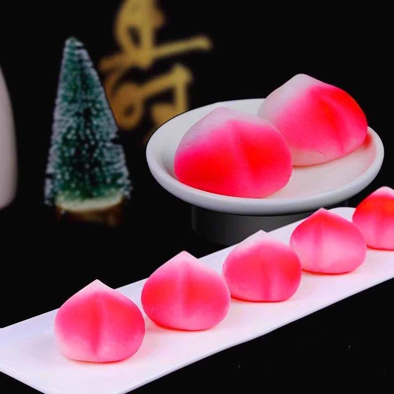 2枚装寿桃馒头生日老人寿包点心祝寿豆沙包传统糕点过寿中式蛋糕,淘宝优惠券,粉丝福利购,淘宝优惠卷