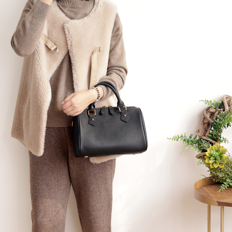 2020新款波士顿复古简约通勤女包包 qger青歌女士包袋
