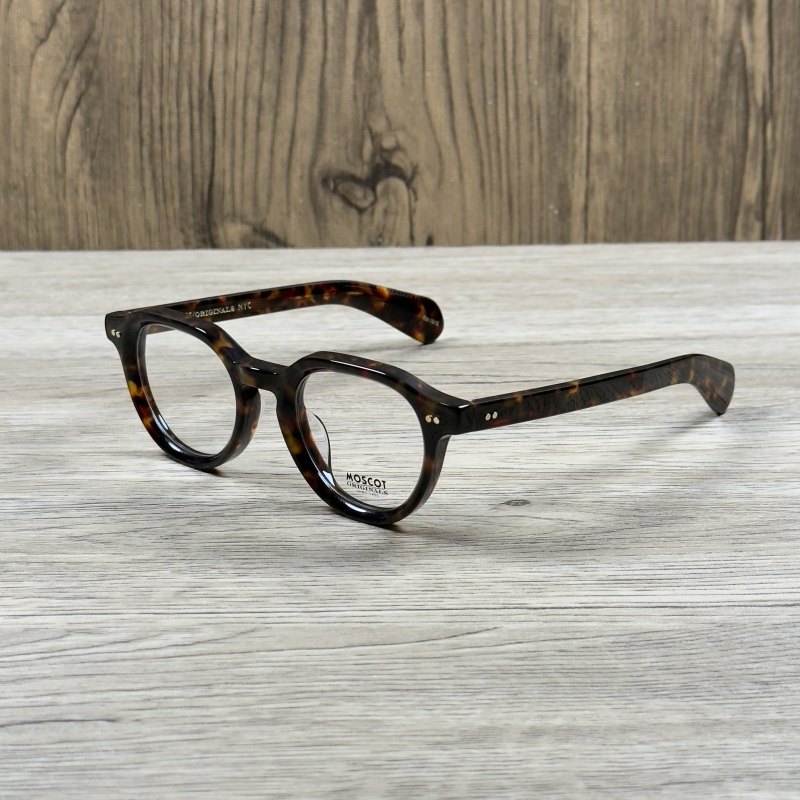 玛士高MOSCOT复古圆形板材眼镜框男BAITSIM高级感圆框近视架女 潮,淘宝优惠券,粉丝福利购,淘宝优惠卷