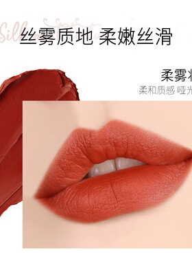 正品3 CAROL ELLA色彩演绎钻石雕花口红女哑光雾面丝绒显白日常