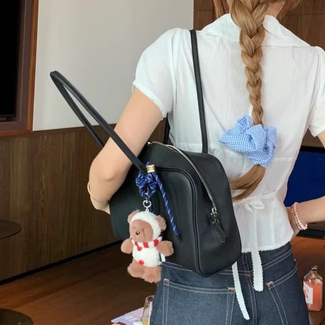 Oh！Me Tell【偷偷藏住水蜜桃】单肩手提腋下波士顿包保龄球包,淘宝优惠券,粉丝福利购,淘宝优惠卷