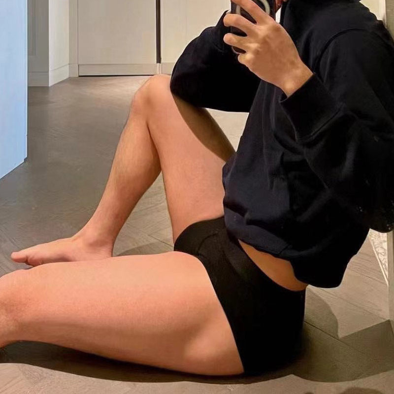 欧美男士性感三角内裤纯色螺纹舒适棉低腰透气运动U凸纯色囊袋立,淘宝优惠券,粉丝福利购,淘宝优惠卷