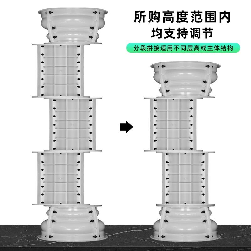 别墅罗马柱子模具圆柱水泥柱圆形混凝土欧式装饰塑料建筑模板全套 - 图2