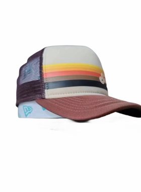 New Era 纽亦华 夏威夷度假系列 可调节卡车帽弯檐遮阳情侣棒球帽