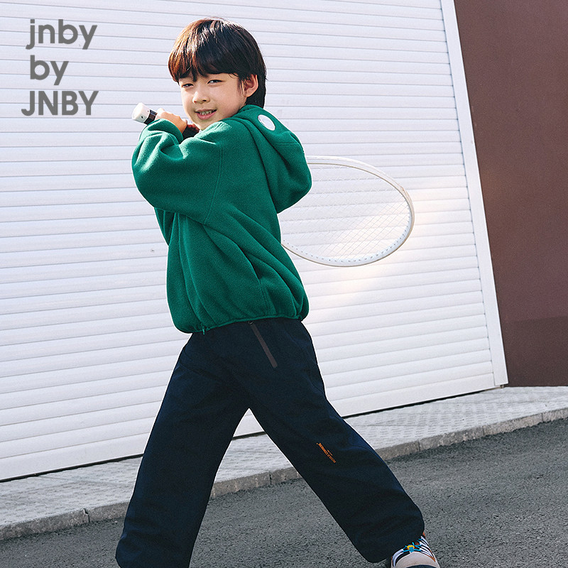 【运动系列】江南布衣童装休闲简约保暖卫衣冬男女童jnbybyjnby 女童冬实拍商品图