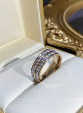 轻奢微镶锆石满天星戒指掉色