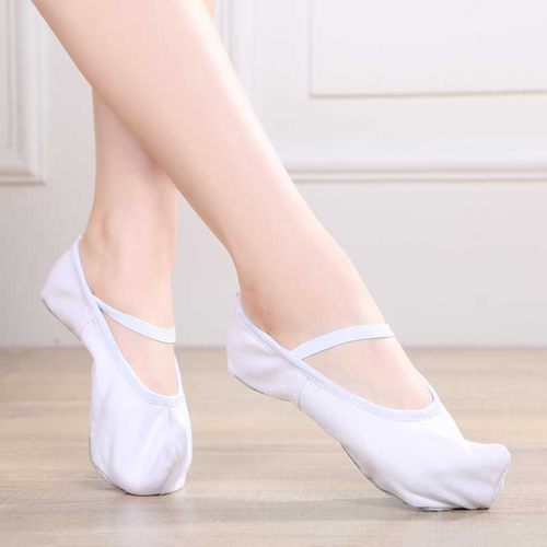 红舞鞋朝鲜族传统舞蹈鞋女软底勾勾鞋白色古典舞鞋练功鞋10053 - 图3