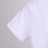 红舞鞋 Хлопковая белая современная спортивная одежда, форма для отдыха, короткий рукав