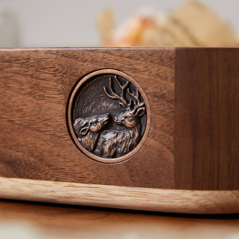 长方形实木托盘黑胡桃木茶盘家用客厅木质餐盘零食干果水杯收纳盘,淘宝优惠券,粉丝福利购,淘宝优惠卷