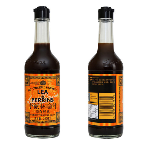 李派林急汁290ml2瓶英式酸辣调味汁辣酱油蘸料调味英国原装进口 - 图1