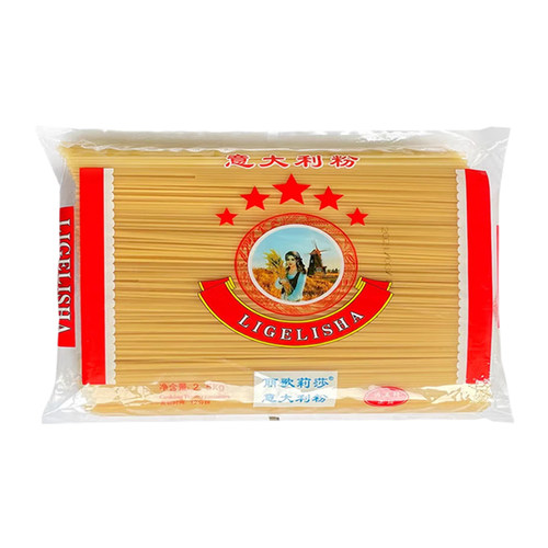 丽歌莉莎意大利粉2.5kg意大利直面黑胡椒意面方便速食意粉通心粉 - 图3