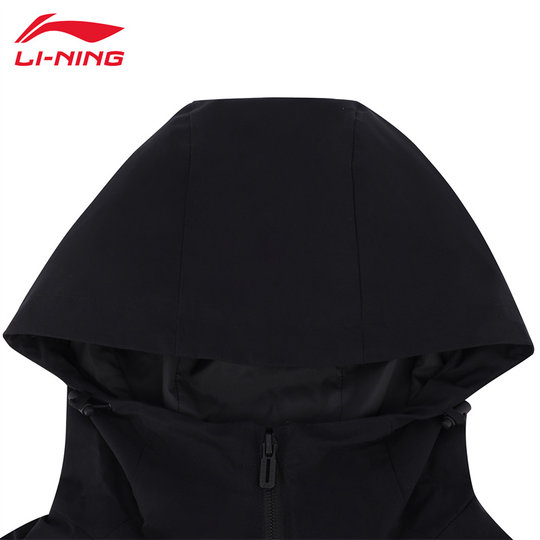 Li Ning sports windbreaker same style as men and women in team building cool breathable hooded outdoor windproof jacket AFDU626