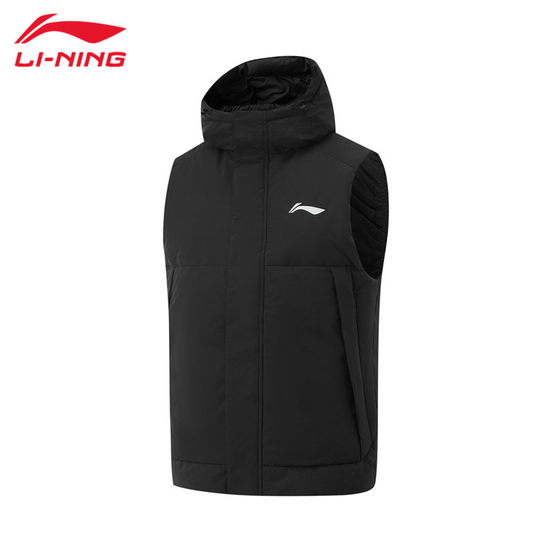 李宁羽绒马甲男子秋冬季篮球蓬松保暖舒适运动防风连帽鸭绒休闲服,淘宝优惠券,粉丝福利购,淘宝优惠卷