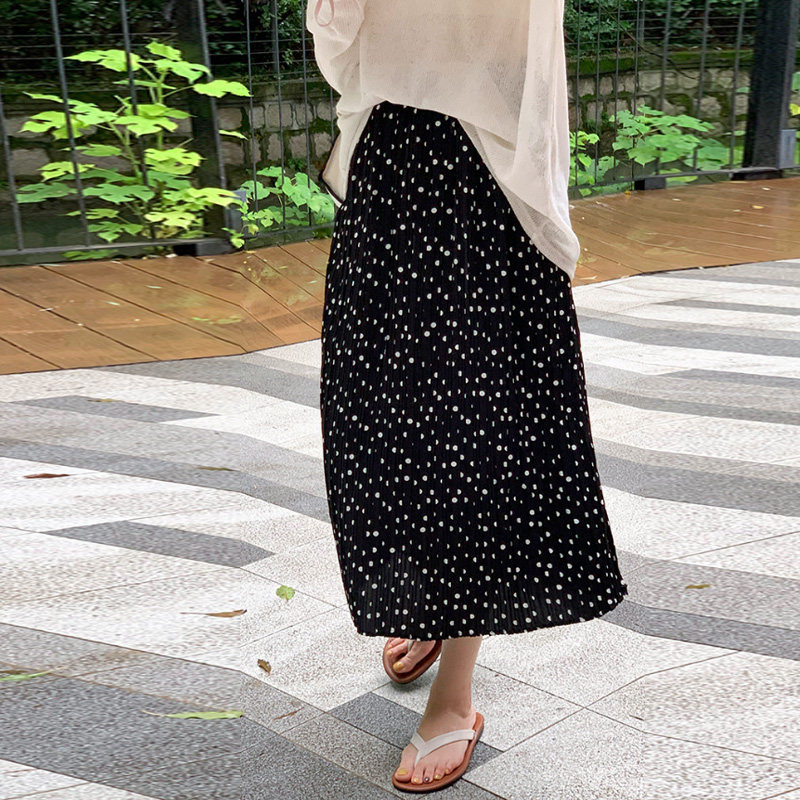 市舶司现货松紧显瘦韩国2023半身裙 市舶司半身裙