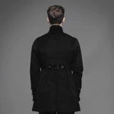 Приталенный плащ, модная демисезонная куртка, в стиле панк