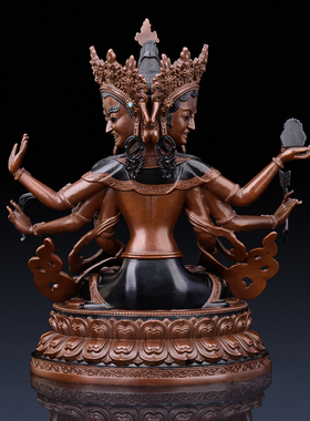 盛凡尊胜佛母佛像藏传长寿三尊