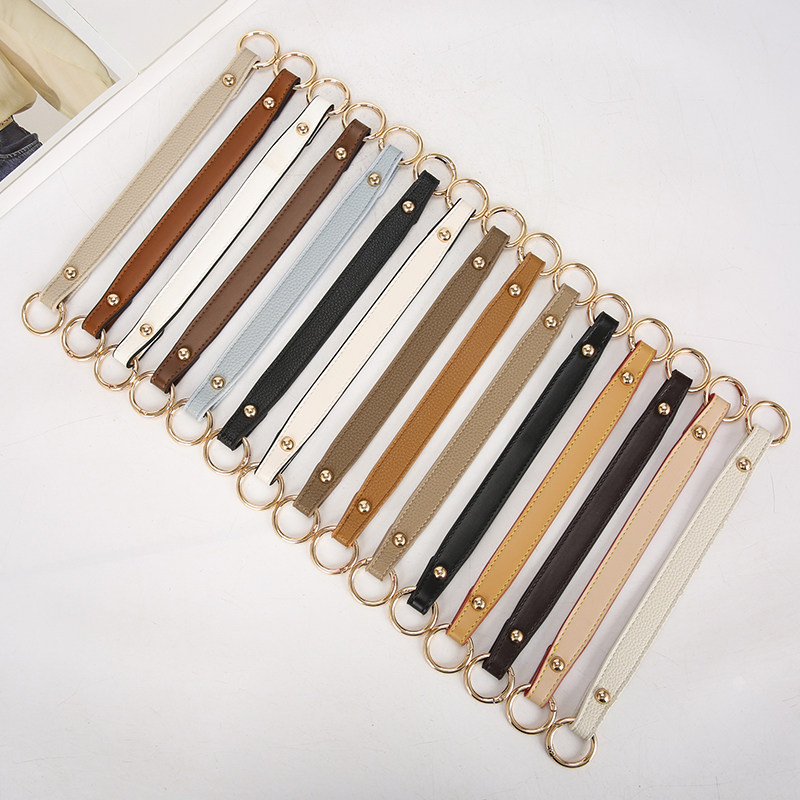 手提包带包包配件手挽手提手拎包带彩色黑色米白色荔枝纹短款包带,淘宝优惠券,粉丝福利购,淘宝优惠卷