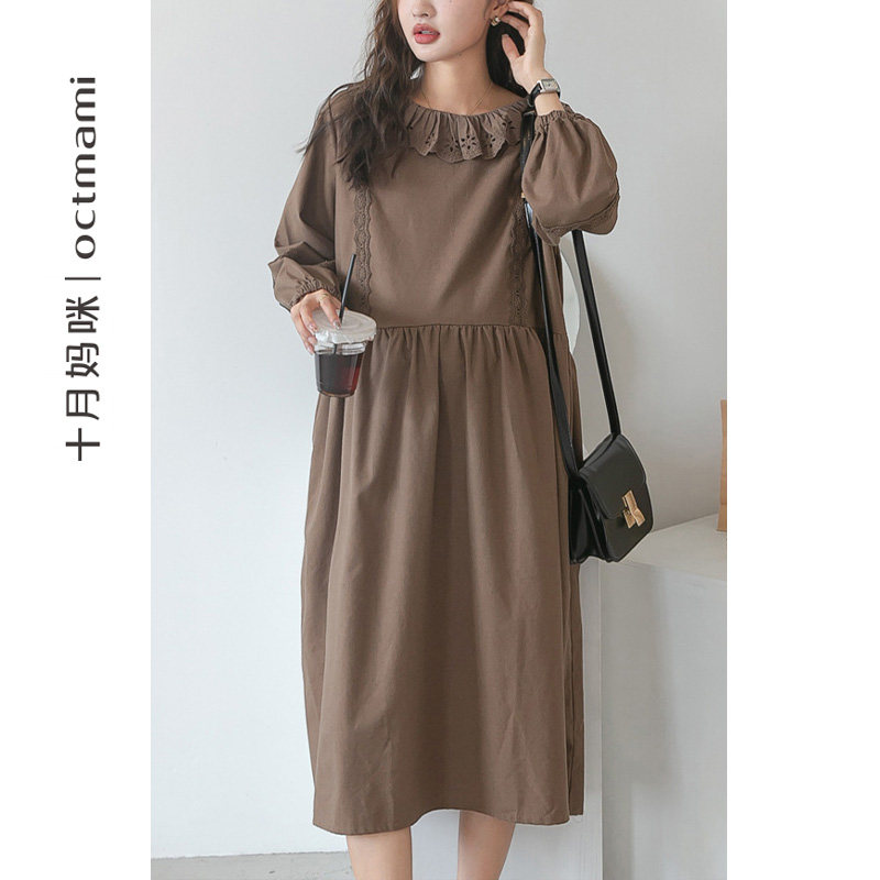 【新品】十月妈咪孕妇怀孕休闲连衣裙 十月妈咪母婴专营连衣裙