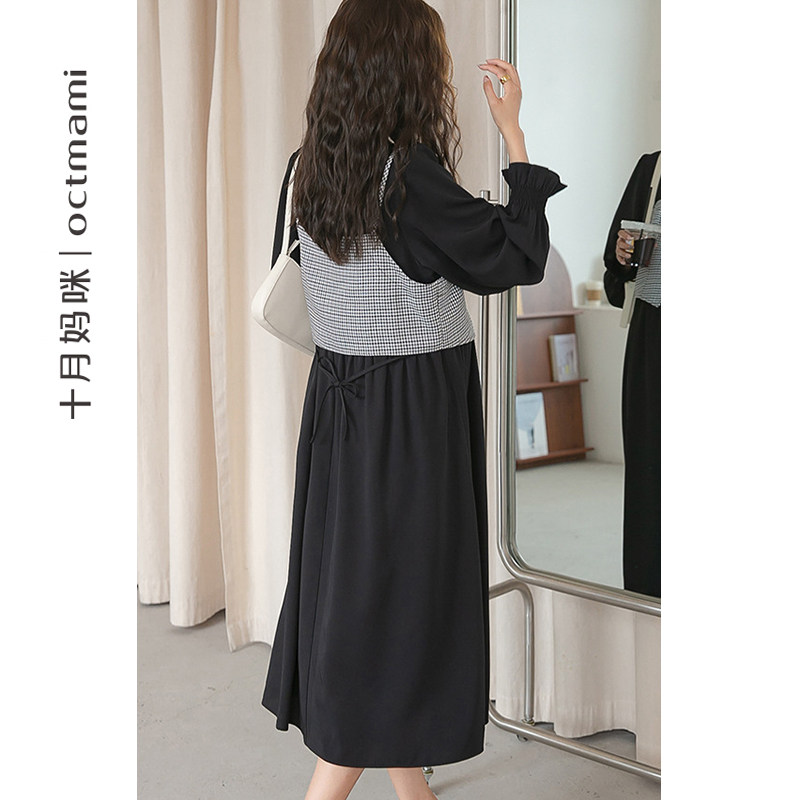 【新品】十月妈咪孕妇怀孕春季连衣裙 十月妈咪母婴专营连衣裙