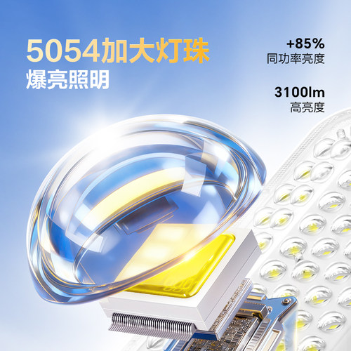 公牛新款太阳能庭院户外灯防水家用照明室外超亮大功率led道路灯 - 图0