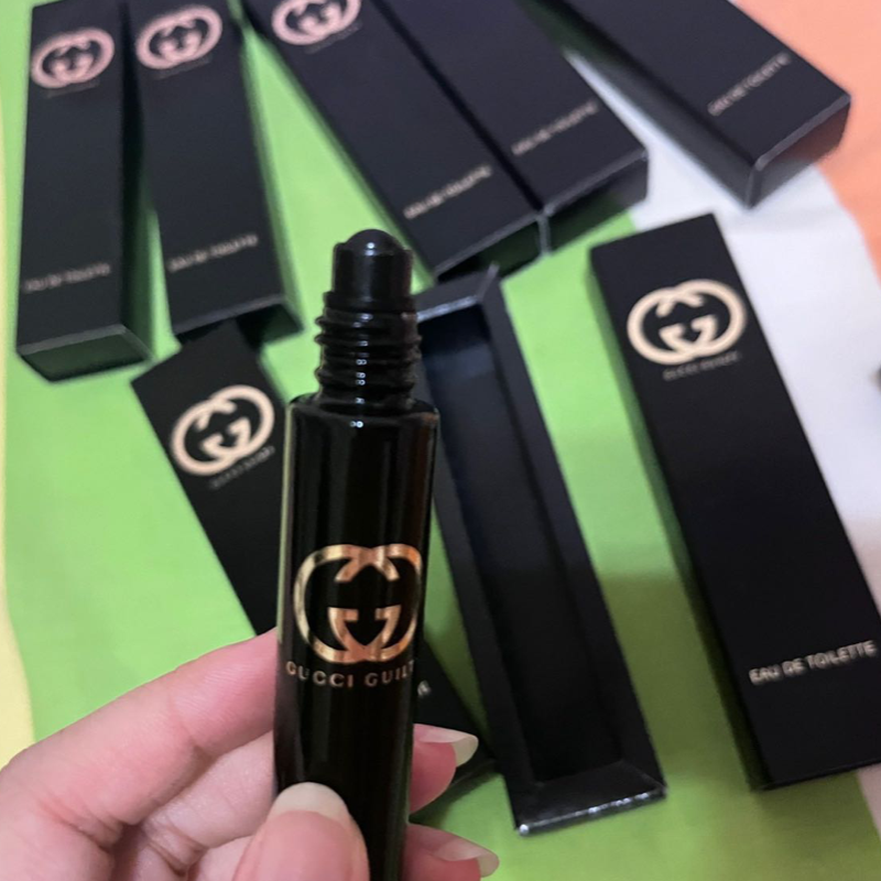 Gucci爱淡中性柑橘古驰罪爱女士淡香水走珠款7.4ml花果黑滚珠正品