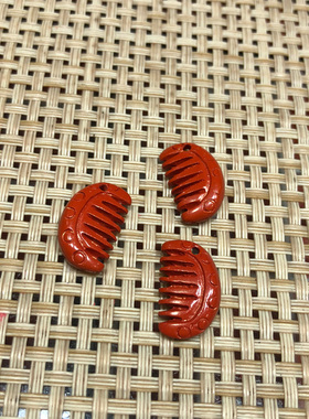 diy高含量小梳子寓意背云吊坠