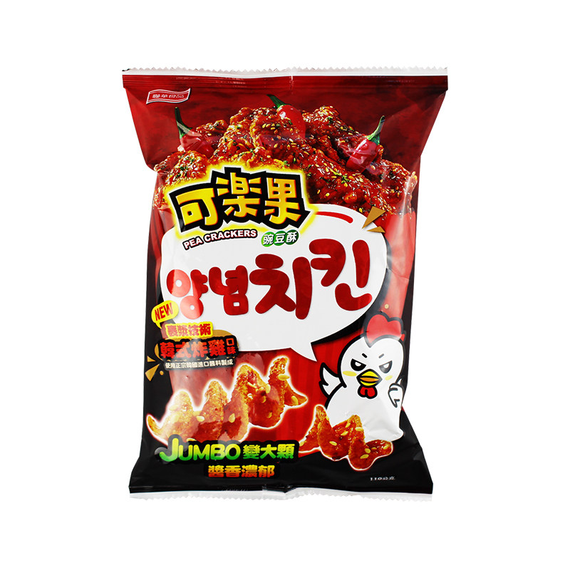 包邮 台湾进口 可乐果jumbo韩式炸鸡口味880g