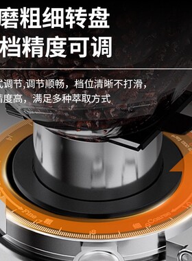 CK-SNF70 磨豆机商用94MM大刀盘磨茶机茶饮萃茶机茶叶全自动定量
