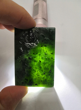 钟馗泰山玉吊坠随身护身平安符