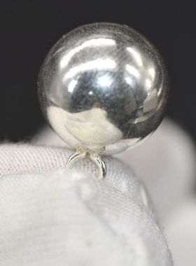 999纯银男女圆珠吊坠日韩国毛衣链夏秋配饰长款短款锁骨链百搭