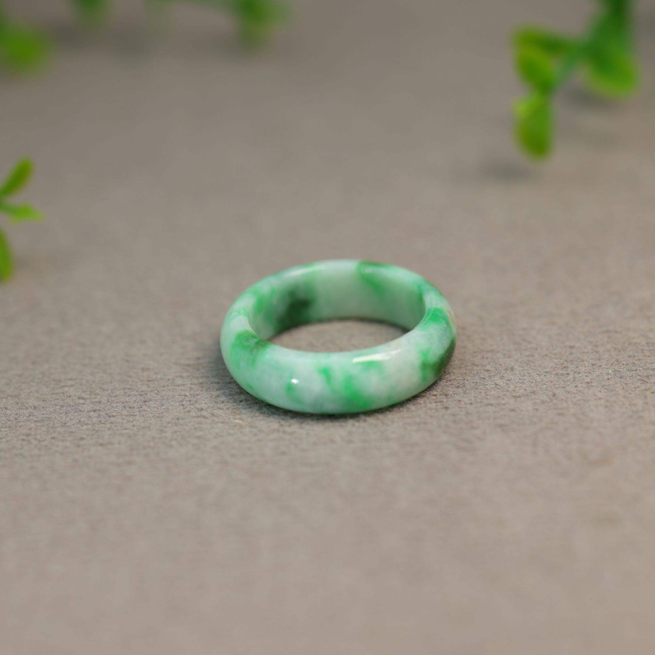 #D142飘辣绿缅甸天然A货翡翠戒指指环,淘宝优惠券,粉丝福利购,淘宝优惠卷