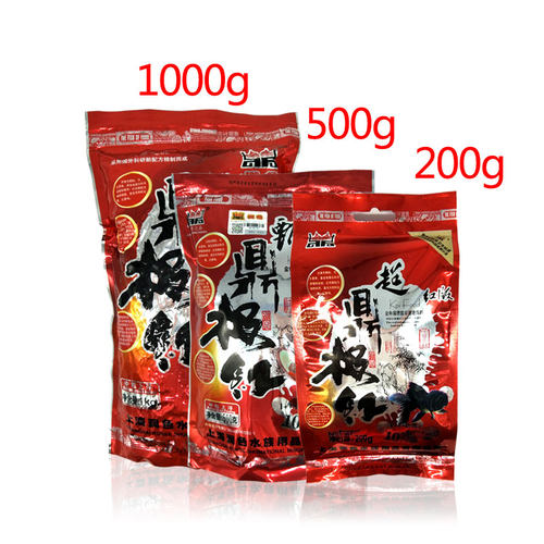 包邮鼎极红金鱼锦鲤能量增艳专用饵料鱼食200克/500克 - 图3