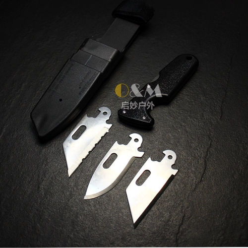 Coldsteel Cold Steel 40a Click-n-Cut Tri-In-One Разборка Mei Worker Knifer Несколько заменов лезвия